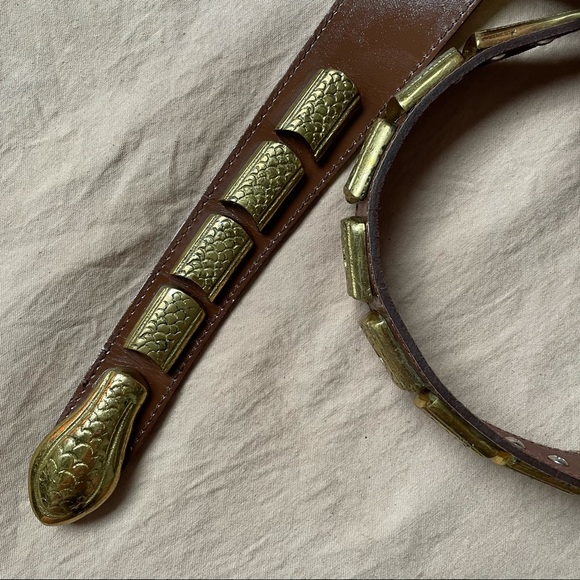 Vintage Snake Leather Belt - Picture 7 of 12